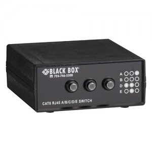 Black Box 4-to-1 CAT6 10-GbE Manual Switch (ABCD) SW1032A