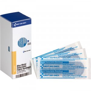 First Aid Only Visible Metal Detectable Bandages FAE-3010 FAOFAE3010