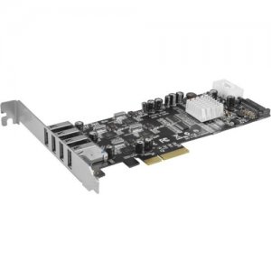 Vantec Quad Chip 4-Port Dedicated 5Gbps USB 3.0 PCIe Host Card UGT-PCE430-4C