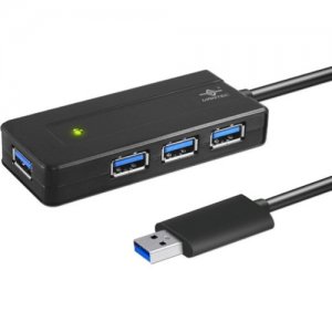 Vantec 4-Port USB 3.0 Bus-Powered Travel Hub UGT-MH400U3