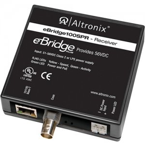 Altronix Ethernet over Coax Receiver EBRIDGE100SPR