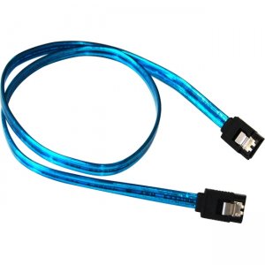 Bytecc UV Blue Serial ATA III 6Gbps Cable w/Locking Latch SATA-318UVB