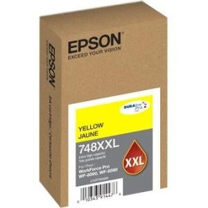 Epson Yellow Ink Cartridge, Extra High Capacity (TXXL420) T748XXL420 748