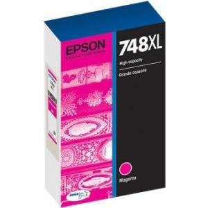 Epson Magenta Ink Cartridge, High Capacity (TXL320) T748XL320 748
