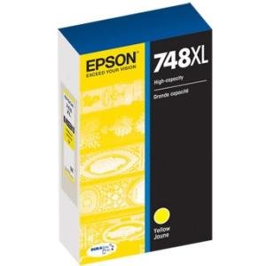 Epson Yellow Ink Cartridge, High Capacity (TXL420) T748XL420 748