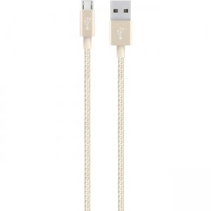 Belkin MIXIT↑ Metallic Micro-USB to USB Cable F2CU021BT04-GLD