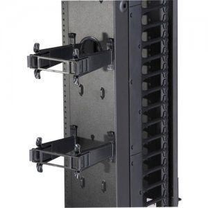 Black Box Elite Vertical Cable Manager Rear Post & Gate Kit, (10) Sets, 6" ECMVPG6