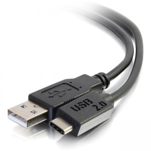 C2G 6ft USB 2.0 USB-C to USB-A Cable M/M - Black 28871