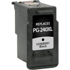 West Point High Yield Black Ink Cartridge with Ink Monitoring Technology for Canon PG-240XL 117832
