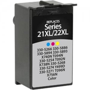 West Point High Yield Color Ink Cartridge for Dell Series 21/22 117818