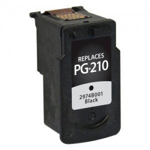 West Point Black Ink Cartridge with Ink Monitoring Technology for Canon PG-210 117202