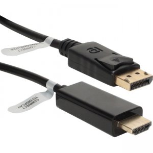 QVS 6ft DisplayPort to HDMI Digital A/V Cable DPHD-06