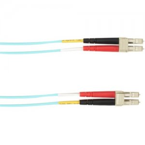 Black Box Fiber Optic Duplex Patch Network Cable FOCMRM4-015M-LCLC-AQ