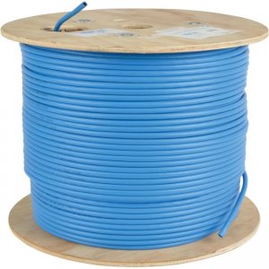 Tripp Lite Cat6a 10G Bulk Solid-Core PVC Cable, Blue, 1000 ft N223-01K-BL