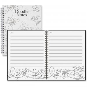 House of Doolittle Doodle Notes Spiral Notebook 78190 HOD78190
