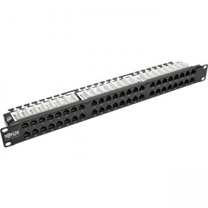 Tripp Lite 48-Port 1U Rack-Mount High-Density 110-Type Patch Panel N052-048-1U