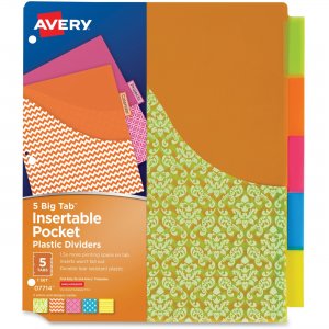 Avery Big Tab Pocket Divider 07714 AVE07714