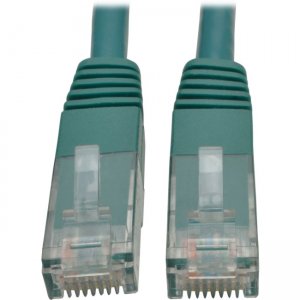 Tripp Lite Cat6 Gigabit Molded Patch Cable (RJ45 M/M), Green, 25 ft N200-025-GN