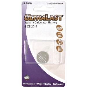 UltraLast Green Lithium Button General Purpose Battery UL2016