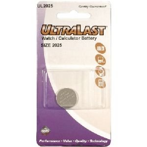 UltraLast Green Lithium Button General Purpose Battery UL2025