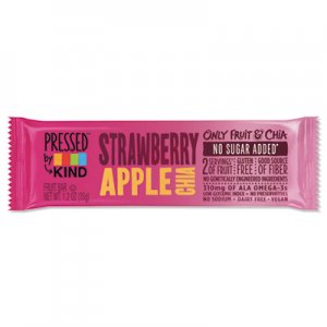 KIND Pressed Bars, Strawberry Apple Chia, 1.2 oz Bar, 12/Box KND24842 24842