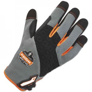 Ergodyne ProFlex 710 Heavy-Duty Utility Gloves, Gray, X-Large, 1 Pair EGO17045 17045