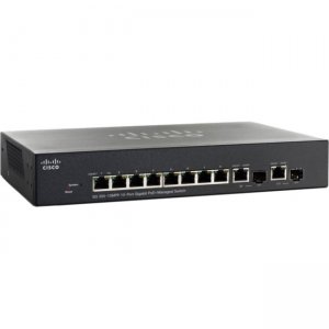 Cisco 10-Port Gigabit Max PoE+ Managed Switch - Refurbished SG300-10MPPK9NA-RF SG300-10MPP