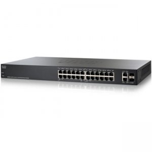 Cisco 24-port 10 100 Full-PoE Smart Switch - Refurbished SF200-24FP-NA-RF SF200-24FP