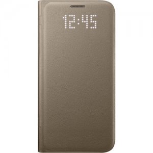Samsung Galaxy S7 LED View Cover, Gold EF-NG930PFEGUS