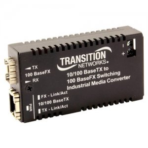 Transition Networks Hardened Mini 10/100/1000 Bridging Media Converter M/GE-ISW-LX-01