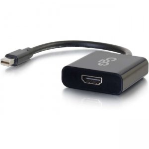 C2G Mini DisplayPort to HDMI Adapter - Active Adapter Converter - Black 54307