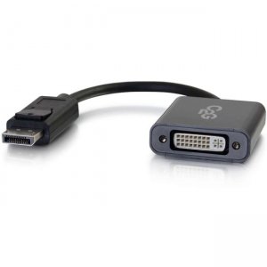 C2G DisplayPort to DVI Adapter -DisplayPort to DVI-D Active Converter-Black 54317