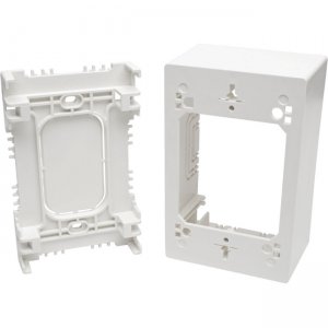 Tripp Lite Single-Gang Surface-Mount Junction Box, White N080-SMB1-WH