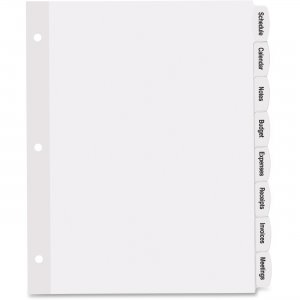 Avery Big Tab Printable White Label Tab Dividers 14435 AVE14435