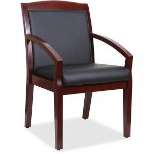 Lorell Sloping Arms Wood Guest Chair 20020 LLR20020