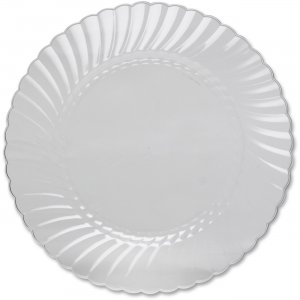 Classicware WNA Comet Hvywt Plastic Clear Plates RSCW10121 WNARSCW10121