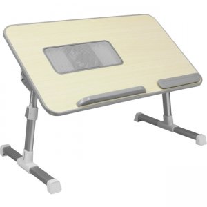 Aluratek Adjustable Ergonomic Laptop Cooling Table with Fan ACT01F