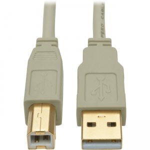 Tripp Lite USB 2.0 Hi-Speed A/B Cable (M/M), Beige, 6 ft U022-006-BE