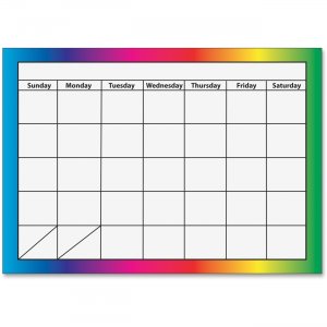 Ashley 1-month Dry Erase Magnetic Calendar 10096 ASH10096