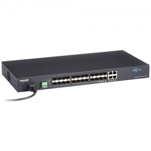 Black Box SFP Gigabit Managed Fiber Switch - 24-Port LGB5124A-R2