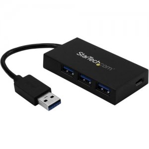 StarTech.com 4 Port USB Hub - USB 3.0 - USB A to 3x USB A and 1x USB C - USB