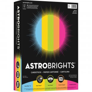 Astrobrights Colored Cardstock Paper Assortment 99904 NEE99904