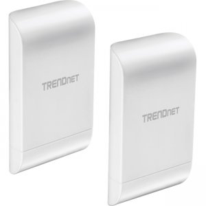 TRENDnet 10 dBi Wireless N300 Outdoor PoE Preconfigured Point-to-Point Bridge Kit TEW-740APBO2K