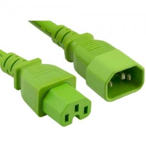 ENET Power Extension Cord C14C15-GN-10F-ENC