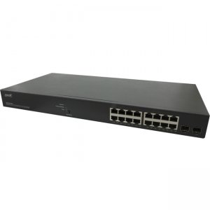 Transition Networks Smart Managed PoE+ Switch SM16TAT2SA-NA SM16TAT2SA