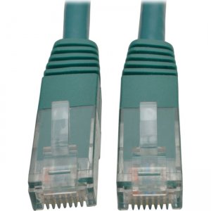 Tripp Lite Cat6 Gigabit Molded Patch Cable (RJ45 M/M), Green, 5 ft N200-005-GN