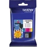 Brother Genuine 3 Pack Super High Yield Color Ink Cartridges LC30193PK