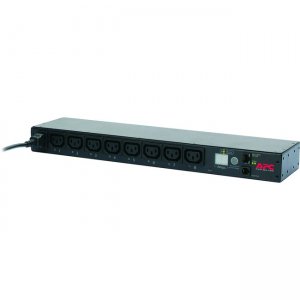 APC by Schneider Electric Rack PDU, Switched, 1U, 12A/208V, 10A/230V, (8)C13 AP7920B
