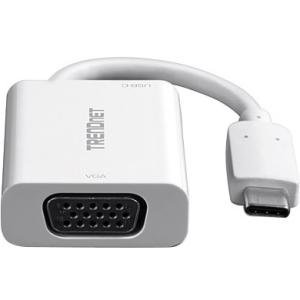 TRENDnet USB-C to VGA Adapter with Power Delivery TUC-VGA2