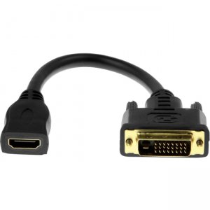 Rocstor Premium 8in HDMI Female to DVI-D Male Video Cable Adapter Y10C123-B1